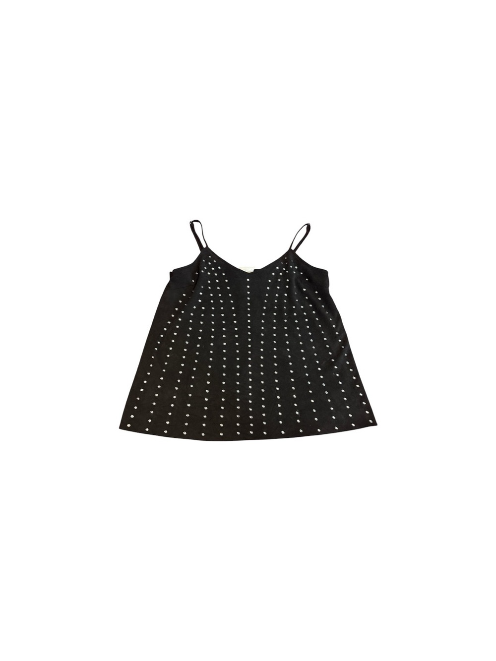 Black Rhinestone Tank Top - Picture 2 of 5
